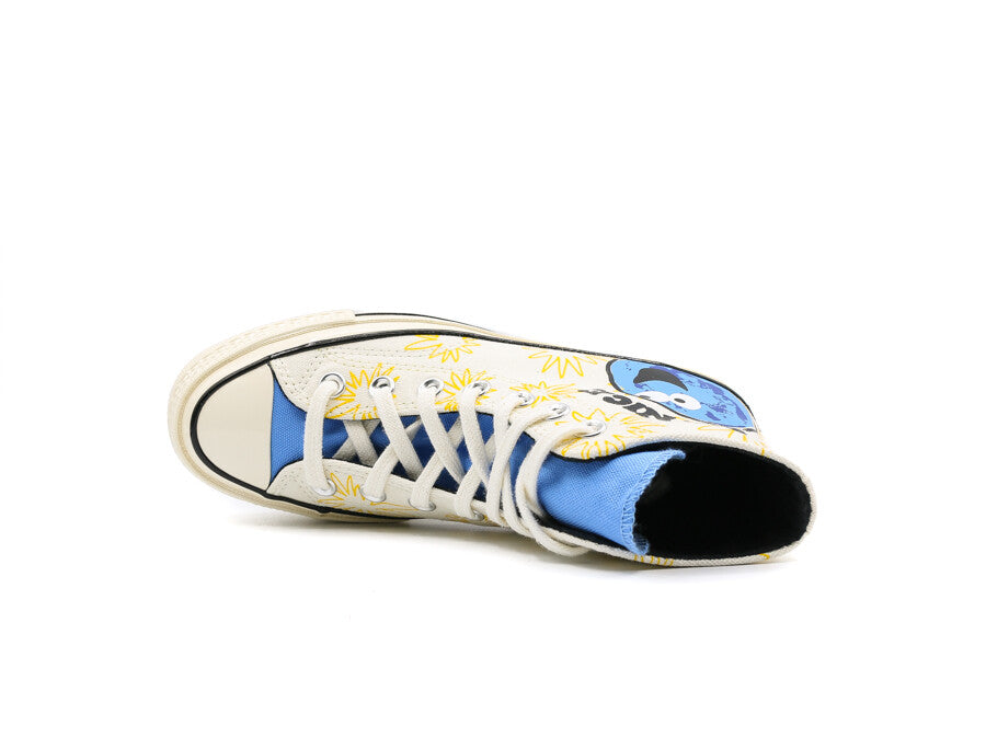 CONVERSE CHUCK 70 BE NICE FLORAL UNIVBLUE AMARILLO