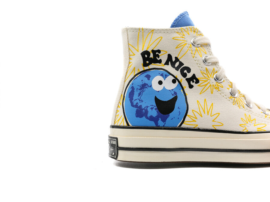 CONVERSE CHUCK 70 BE NICE FLORAL UNIVBLUE AMARILLO