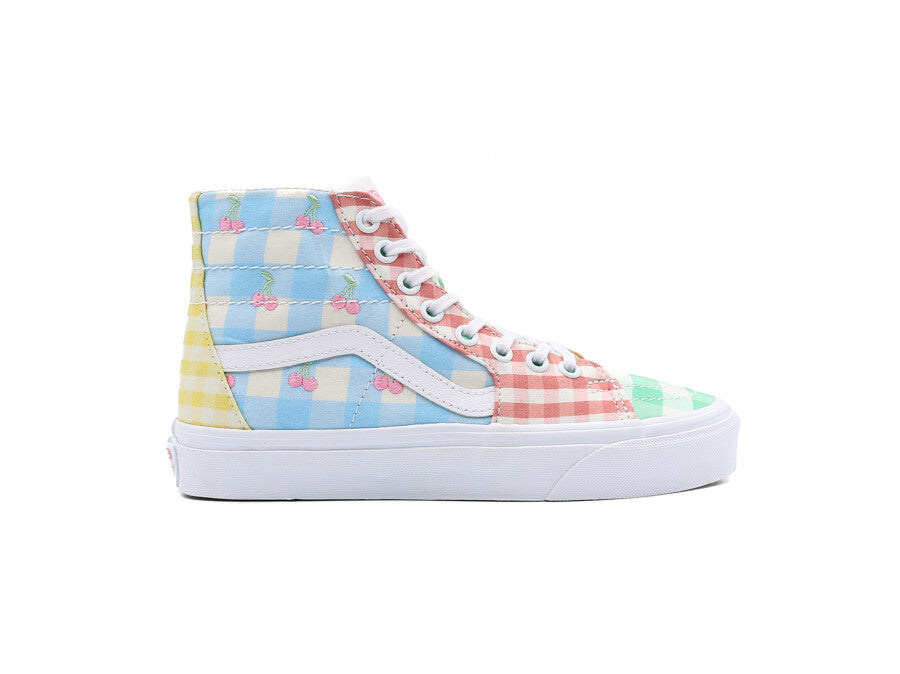 VANS UA SK8-HI TAPERED GINGHAM BLOCK PASTEL-TRUE W