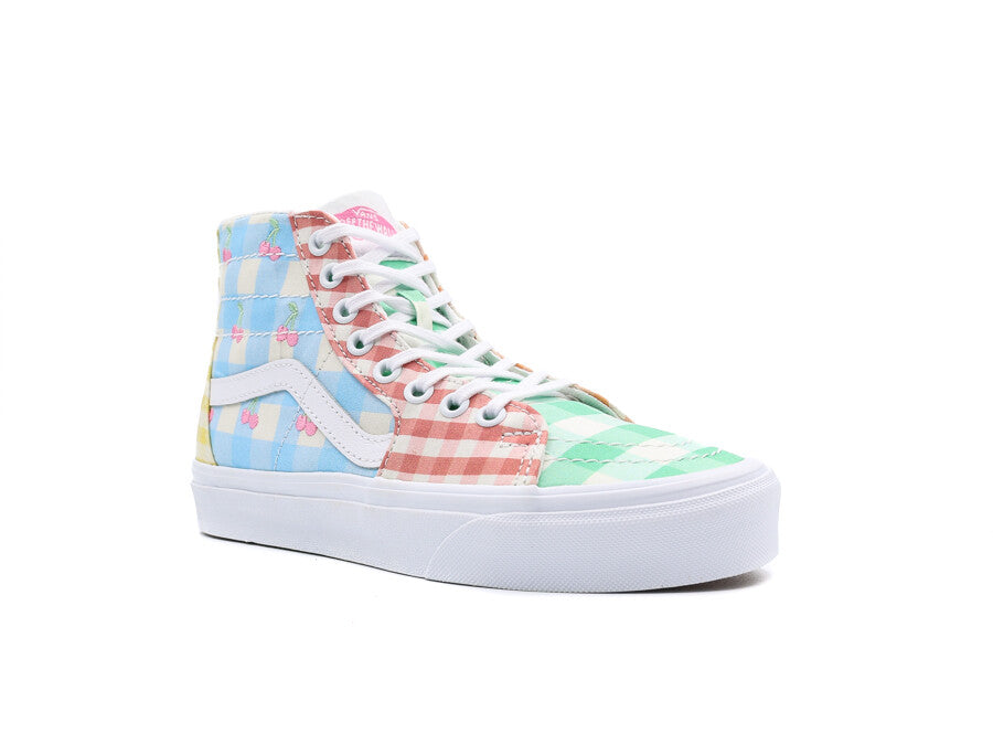 VANS UA SK8-HI TAPERED GINGHAM BLOCK PASTEL-TRUE W