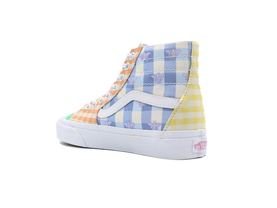 VANS UA SK8-HI TAPERED GINGHAM BLOCK PASTEL-TRUE W