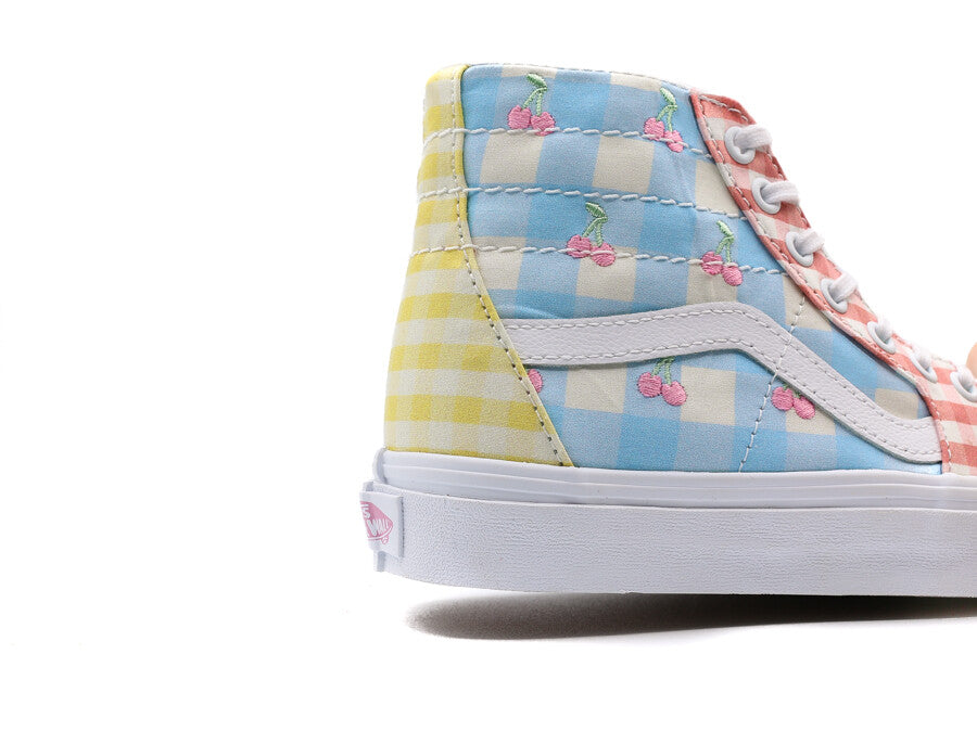 VANS UA SK8-HI TAPERED GINGHAM BLOCK PASTEL-TRUE W