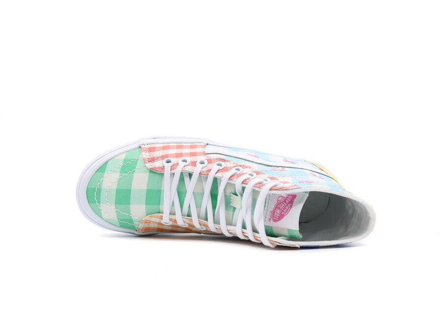 VANS UA SK8-HI TAPERED GINGHAM BLOCK PASTEL-TRUE W