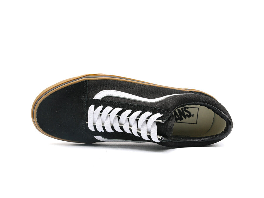 VANS UA OLD SKOOL GUM SOLE GUM SOLE BLACK