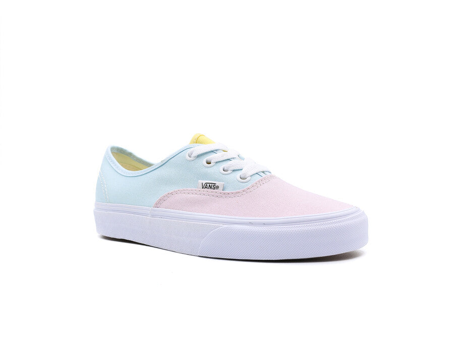 VANS UA AUTHENTIC PASTEL BLOCK MULTI-TRUE WHITE