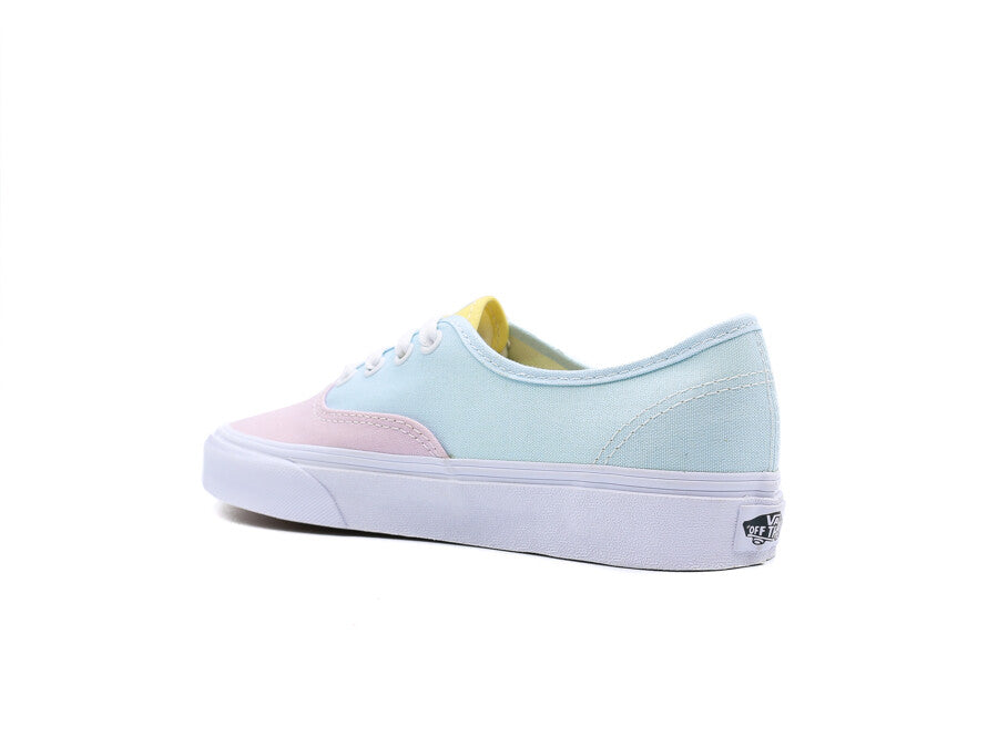 VANS UA AUTHENTIC PASTEL BLOCK MULTI-TRUE WHITE