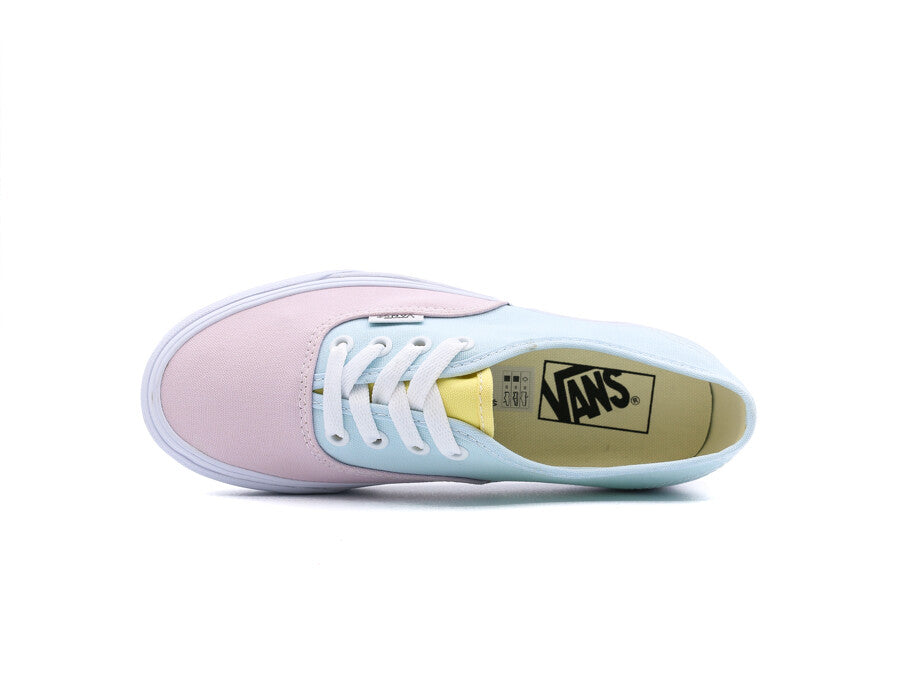 VANS UA AUTHENTIC PASTEL BLOCK MULTI-TRUE WHITE