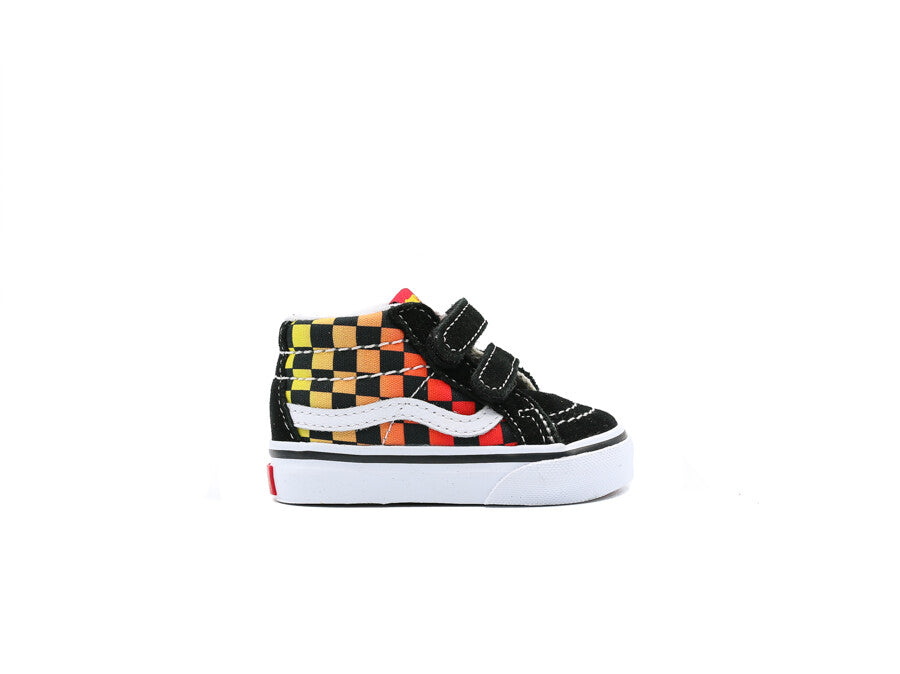 VANS TD SK8-MID REISSUE V FLAME LOGO REPEAT BLACK-