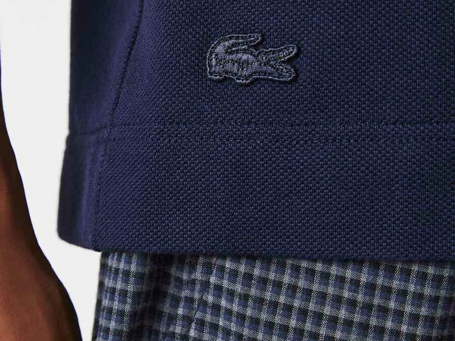 POLO LACOSTE SLEEVED RIBBED COLLAR SHIRT MADE IN F