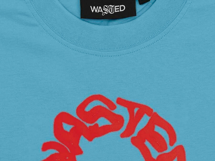 CAMISETA WASTED BEYOND - POOL BLUE