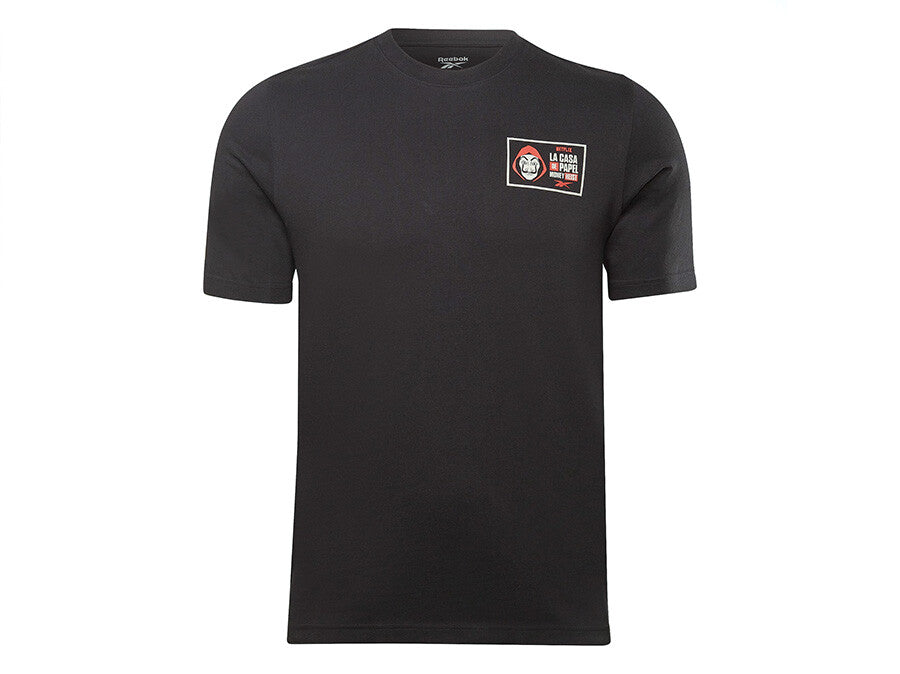 CAMISETA REEBOK NEGRA LA CASA DE PAPEL