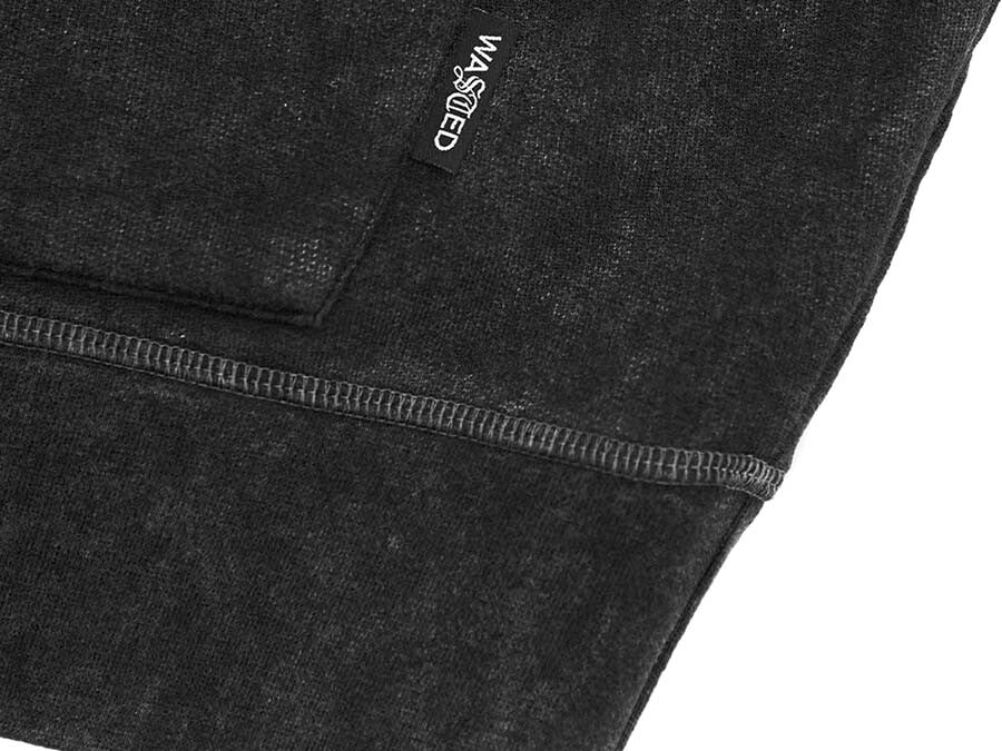 SUDADERA WASTED CHILL STIPPLE FADED BLACK