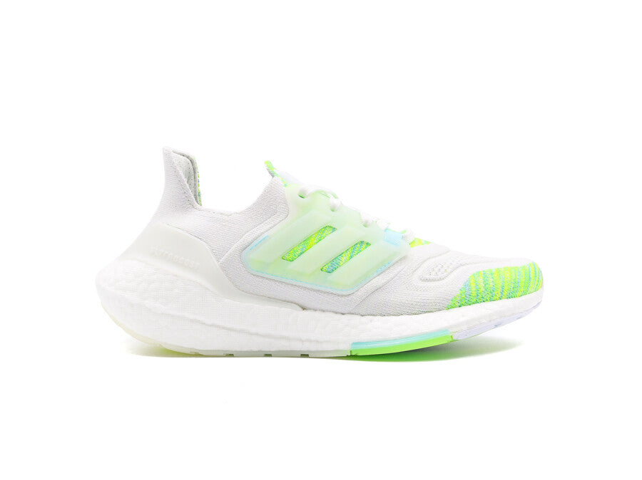 ADIDAS ULTRABOOST 22 W WHITE BLUE GREEN