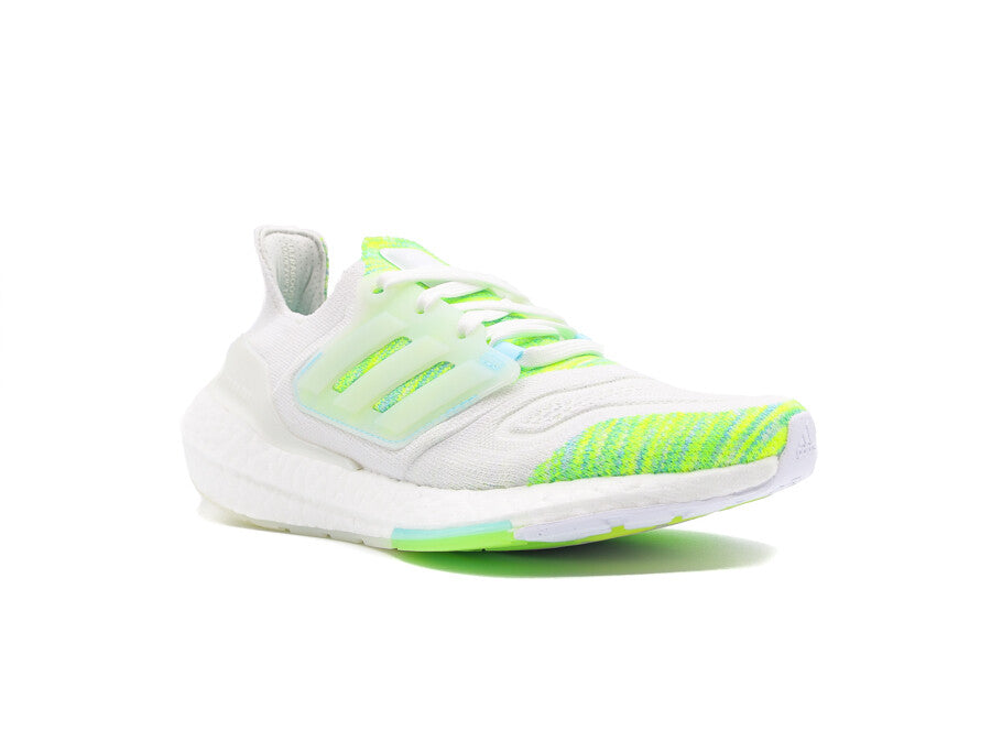 ADIDAS ULTRABOOST 22 W WHITE BLUE GREEN