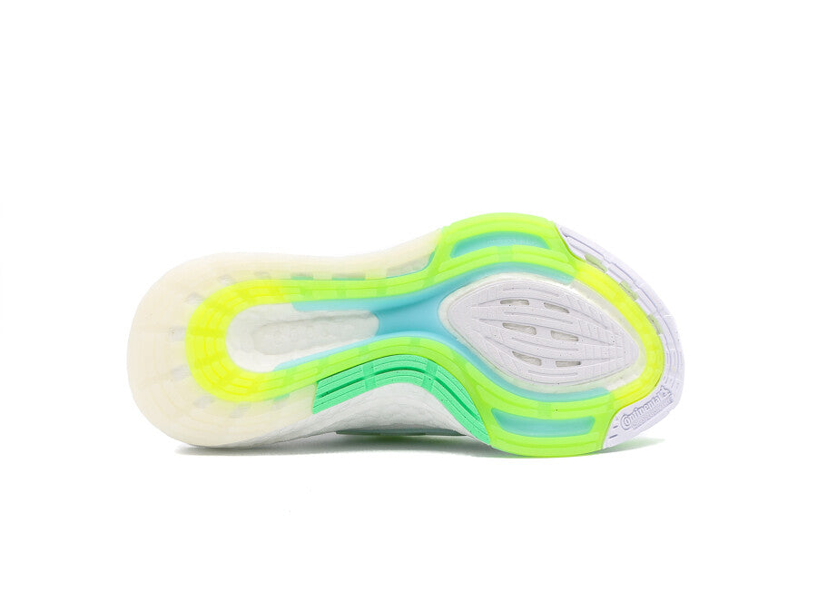 ADIDAS ULTRABOOST 22 W WHITE BLUE GREEN