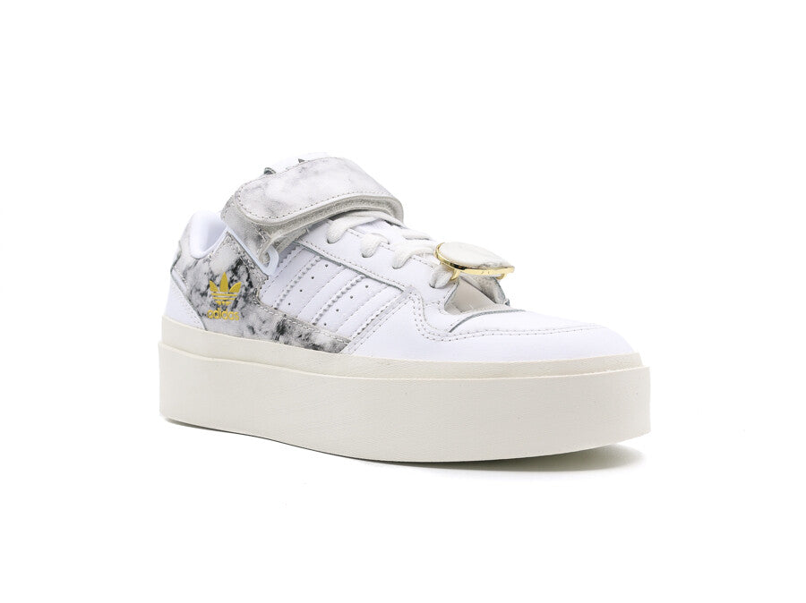 ADIDAS FORUM BONEGA W WHITE GREY MARBLE