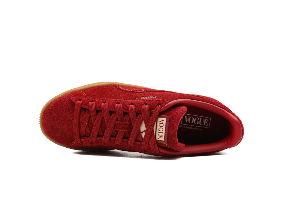 VOGUE X PUMA  SUEDE CLASSICS INTENSE RED
