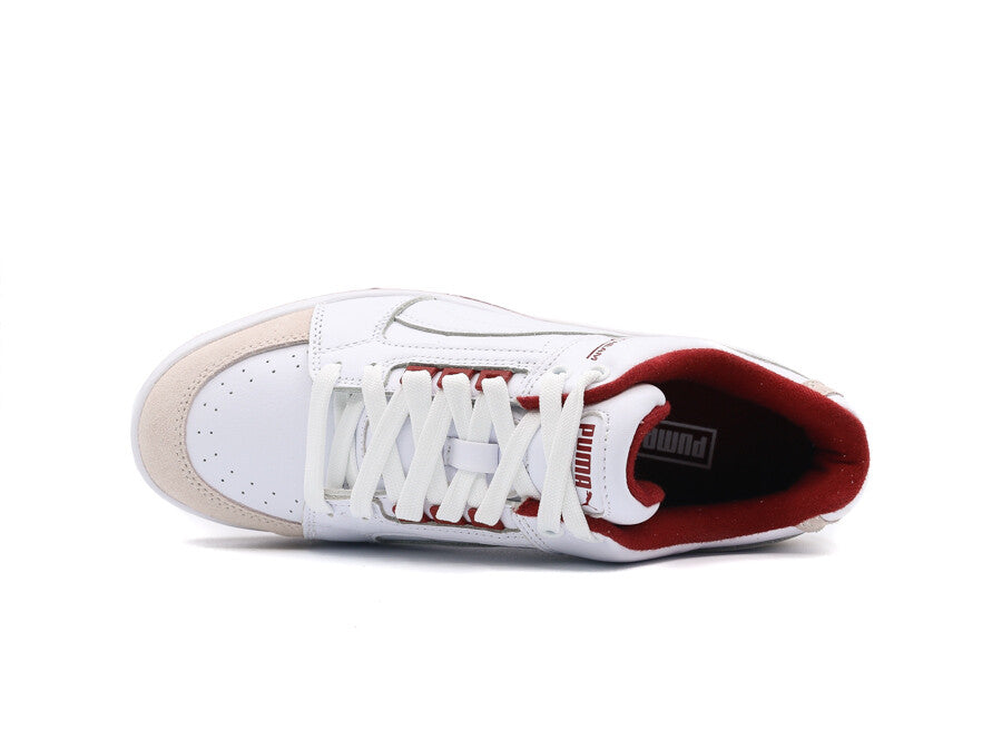 PUMA SLIPSTREAM LO RETRO WHITE-INTENSE RED