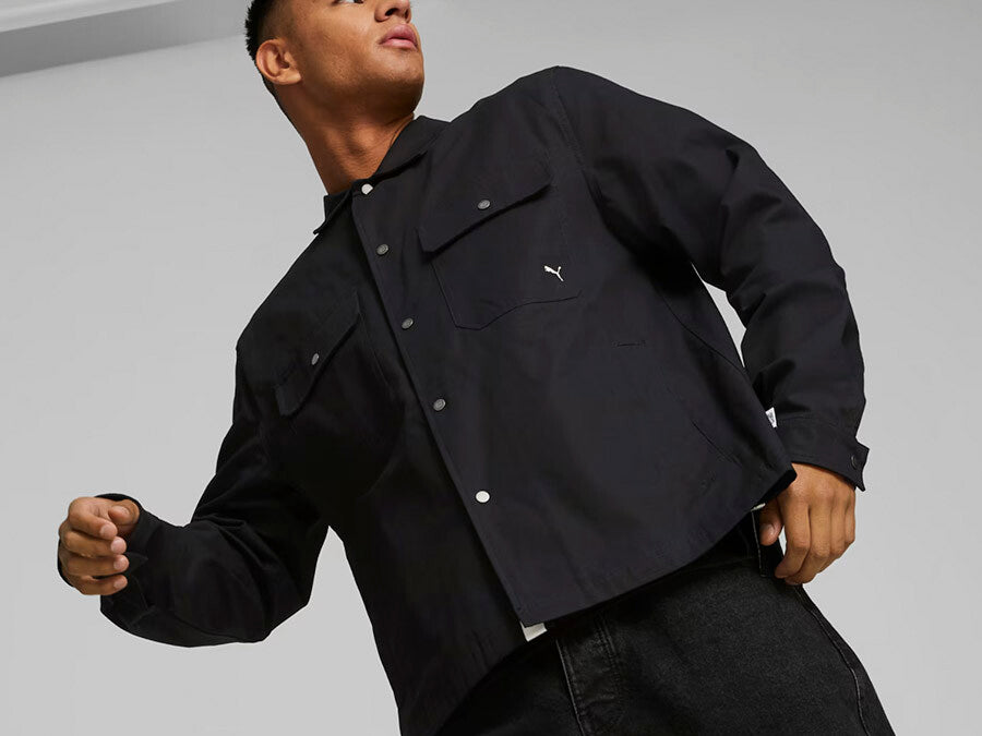 CAMISA PUMA  MMQ RIPSTOP OVERSHIRT BLACK