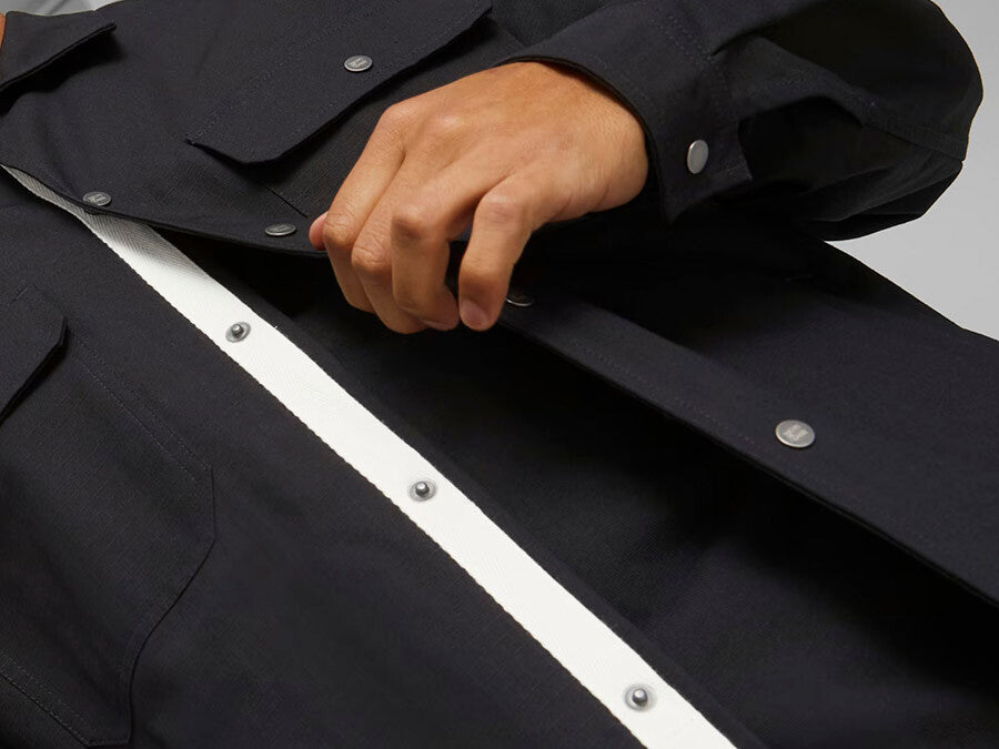 CAMISA PUMA  MMQ RIPSTOP OVERSHIRT BLACK