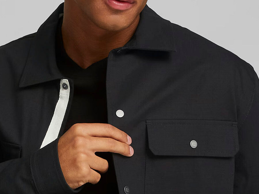 CAMISA PUMA  MMQ RIPSTOP OVERSHIRT BLACK