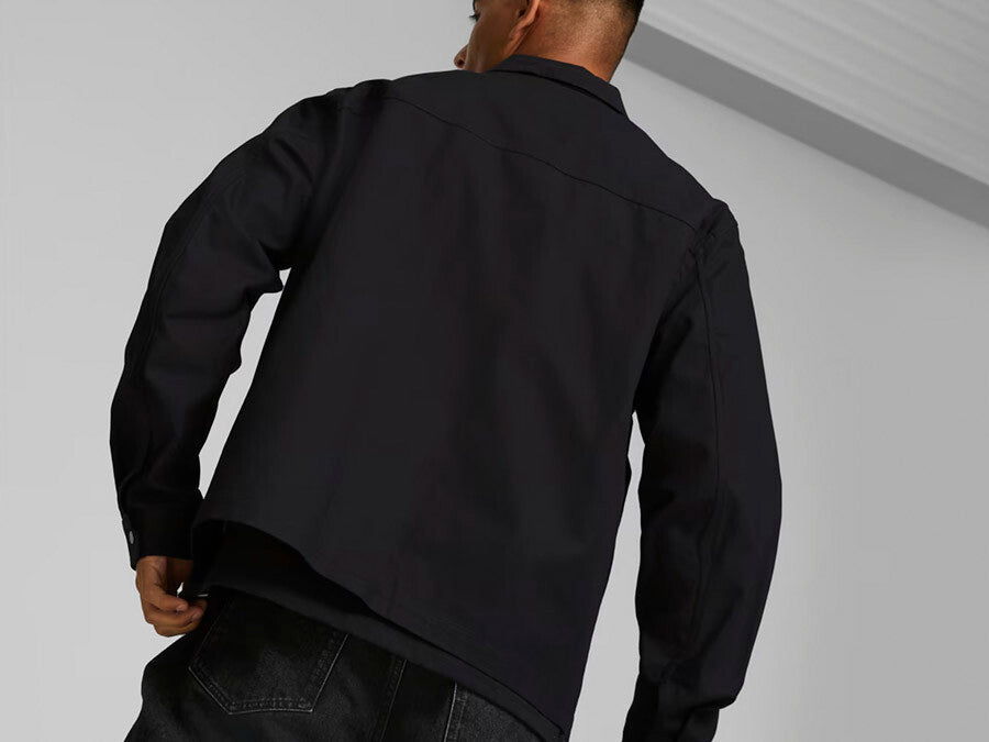 CAMISA PUMA  MMQ RIPSTOP OVERSHIRT BLACK