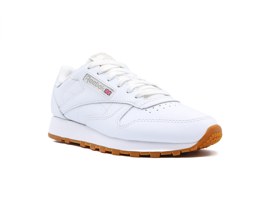 REEBOK CLASSIC LEATHER WHITE GUM SOLE