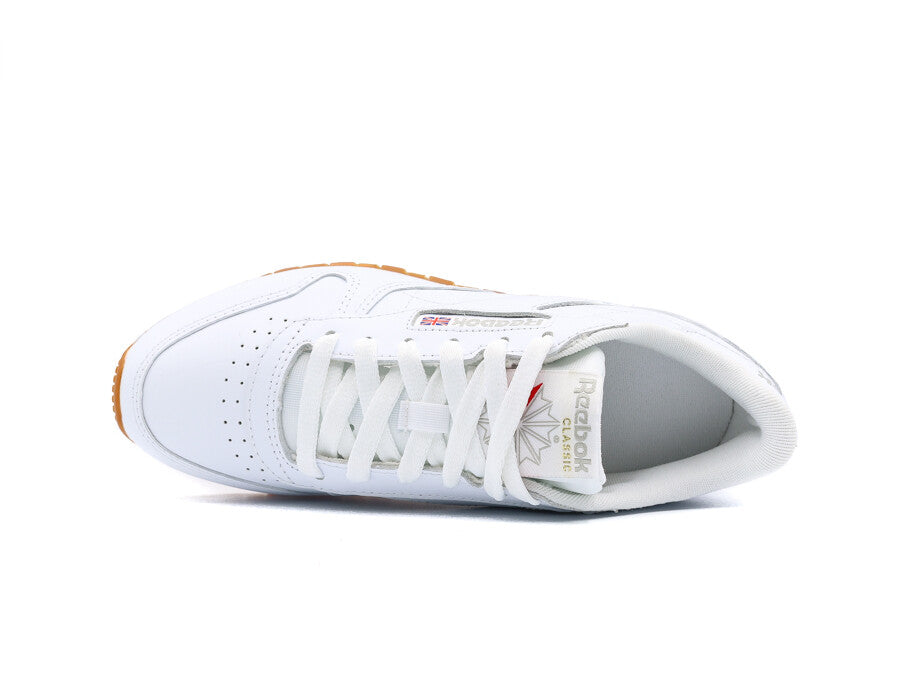 REEBOK CLASSIC LEATHER WHITE GUM SOLE