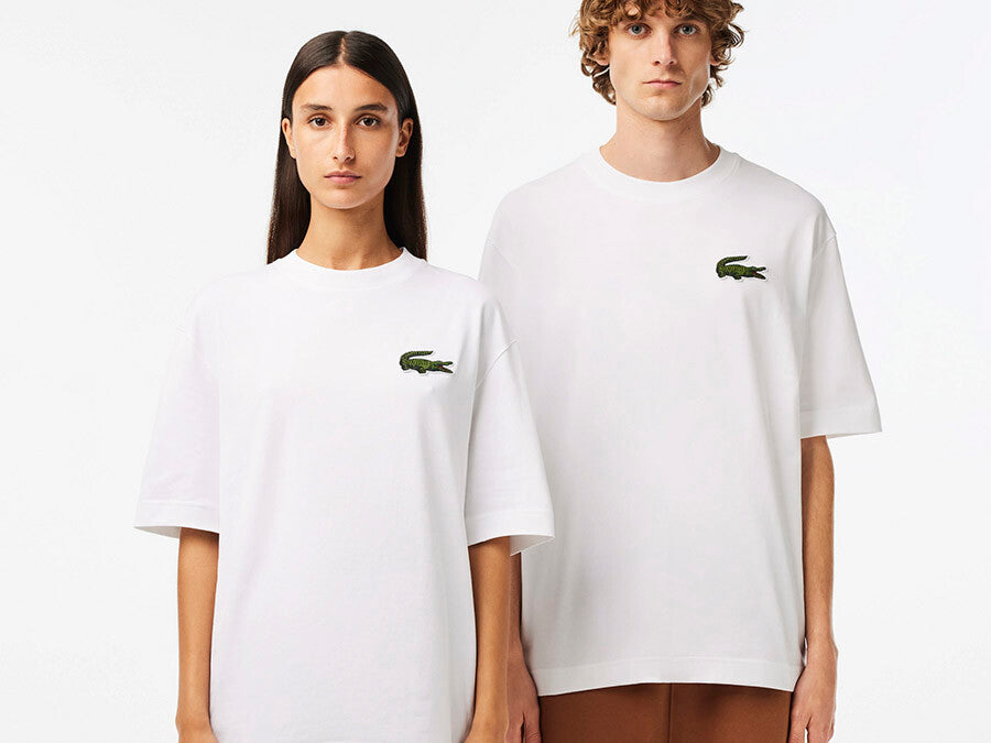CAMISETA LACOSTE CROC 80S WHITE
