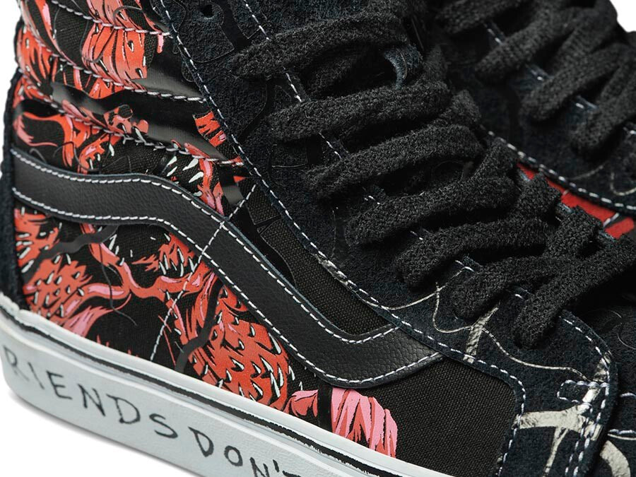STRANGER THINGS X VANS SK8-HI REISSUE BLACK RED