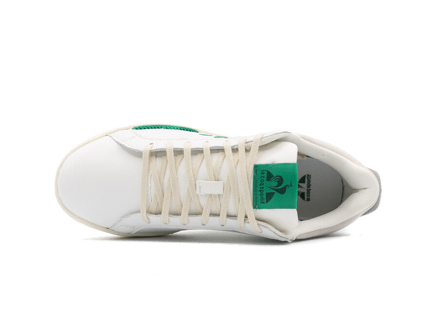LE COQ SPORTIF  STADIUM OPTICAL WHITE GREEN