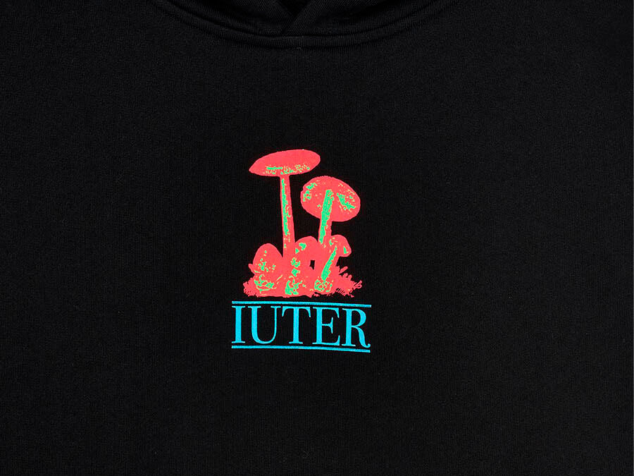 SUDADERA HOODIE IUTER GROWING BLACK