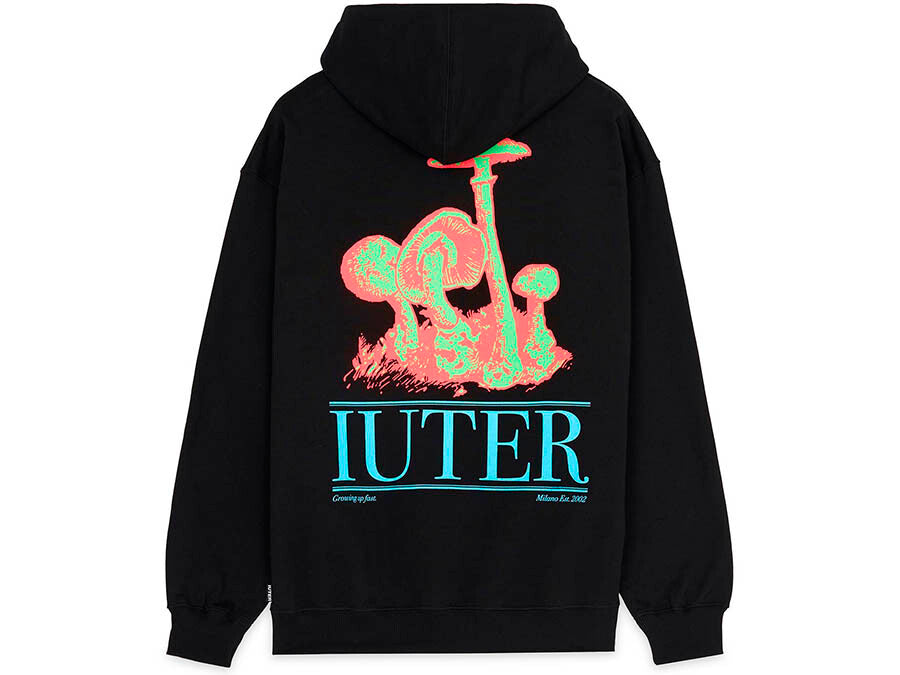 SUDADERA HOODIE IUTER GROWING BLACK