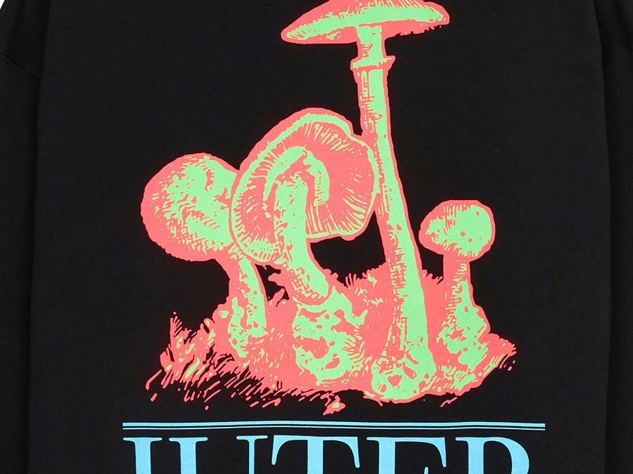 SUDADERA HOODIE IUTER GROWING BLACK