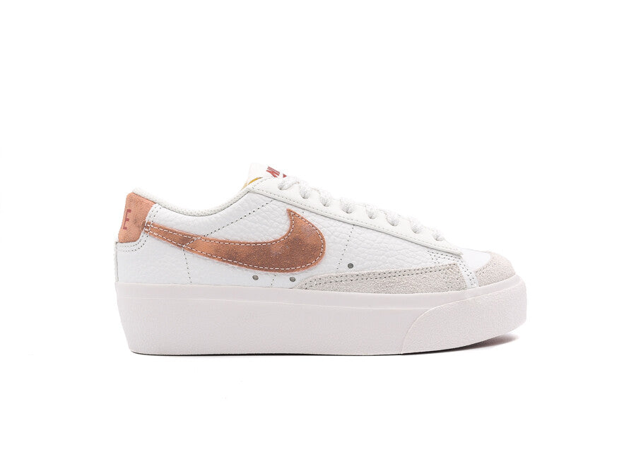 NIKE BLAZER LOW PLATFORM WHITE