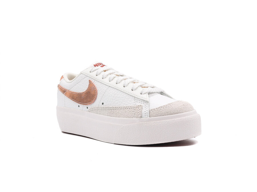 NIKE BLAZER LOW PLATFORM WHITE