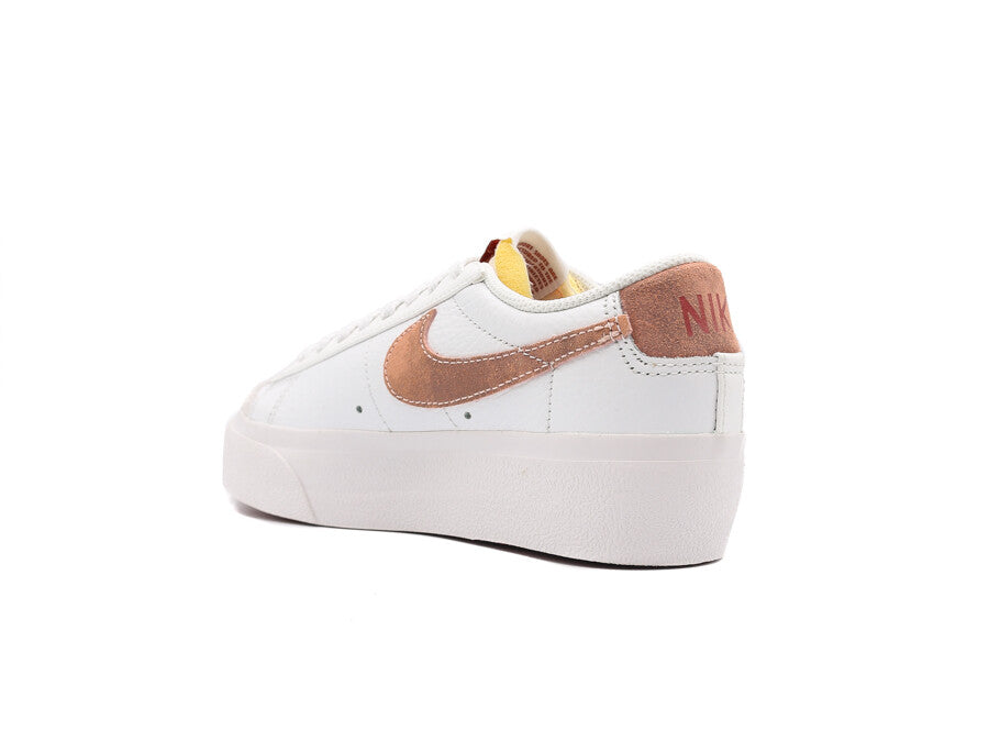NIKE BLAZER LOW PLATFORM WHITE