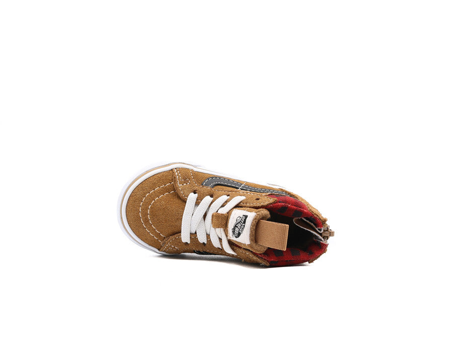 VANS TD SK8-HI ZIP MTE-1 BROWN BLACK