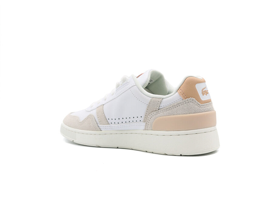 LACOSTE T-CLIP WHITE PINK