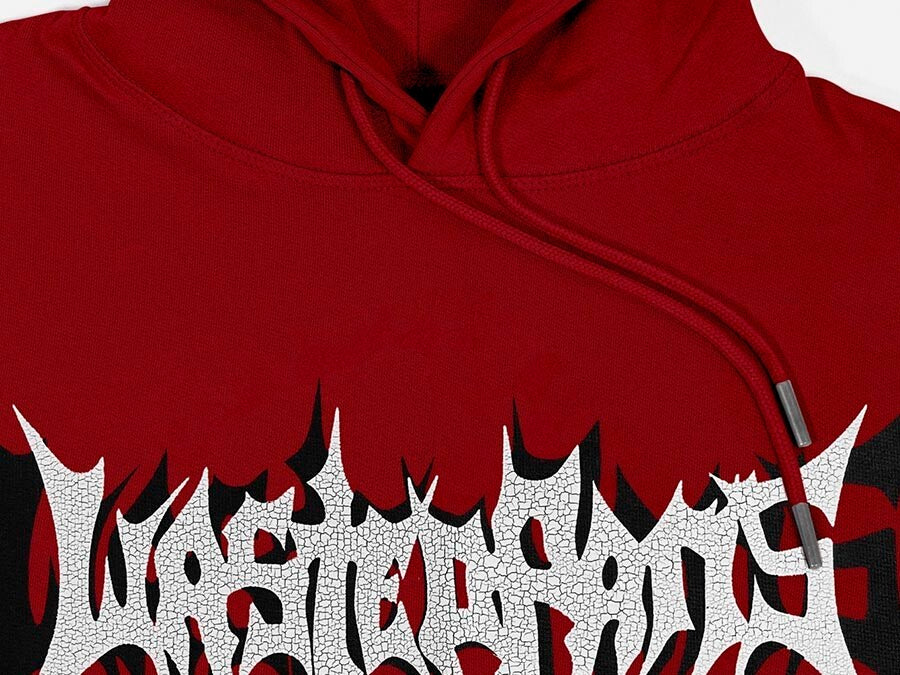 SUDADERA WASTED HOODIE ZORLAKE CHILI RED