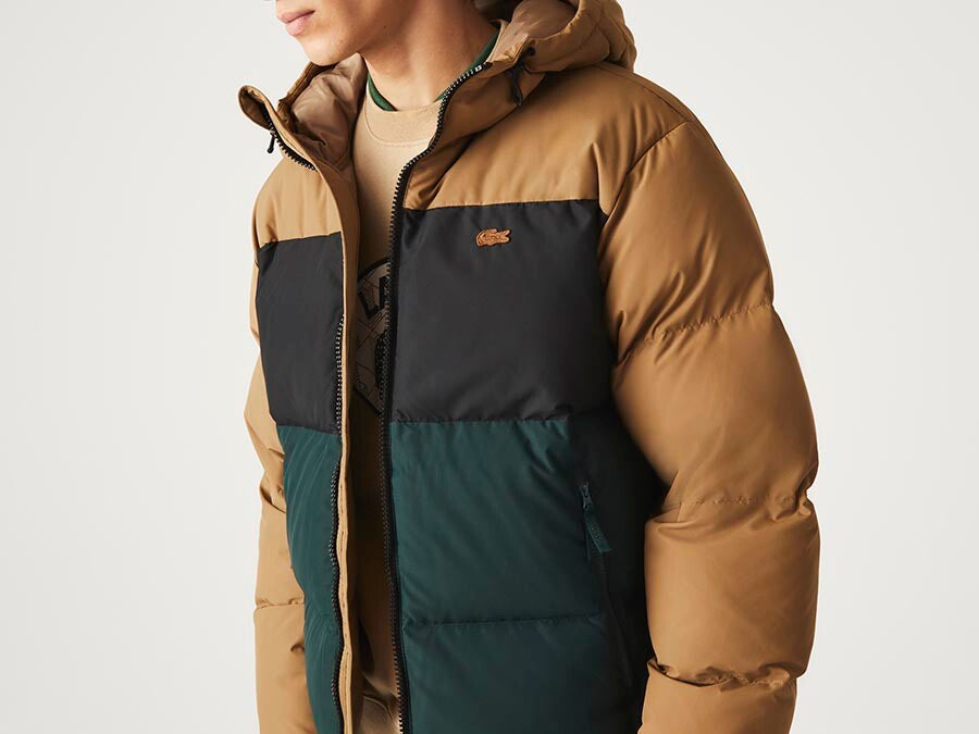 CHAQUETA LACOSTE ACOLCHADA COLOR BLOCK