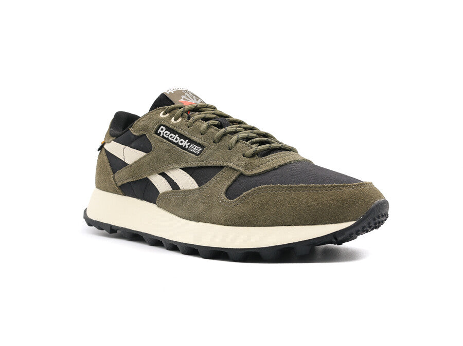 REEBOK CLASSIC LEATHER CORDURA ARMY GREEN