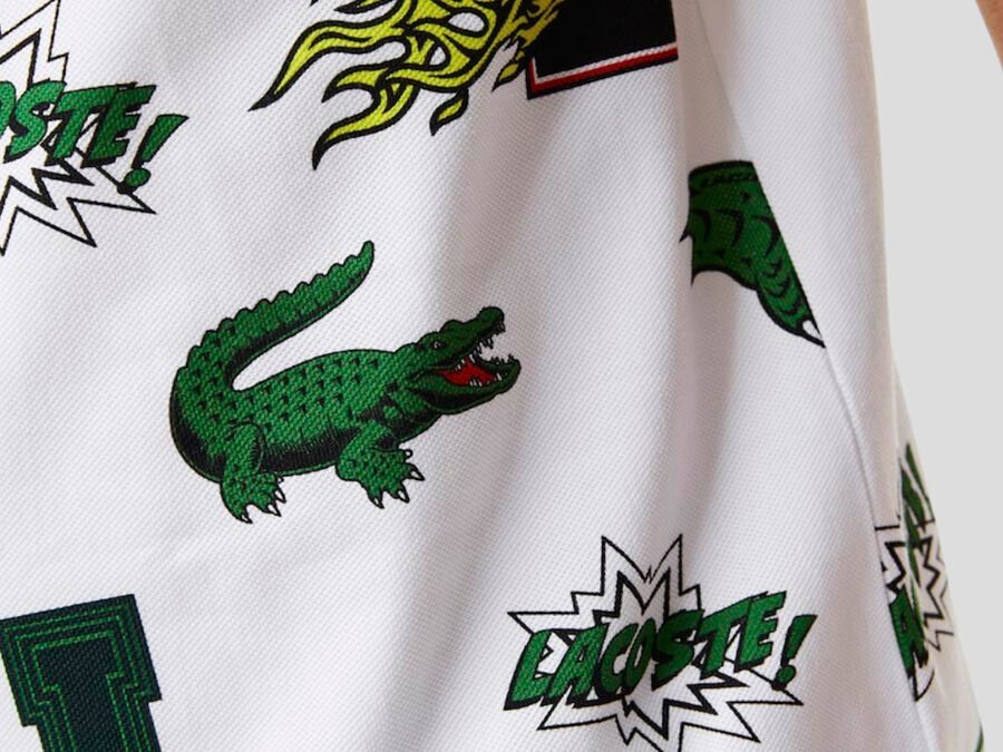 POLO LACOSTE REGULAR FIT PRINT ORGANIC COTTON COLOR