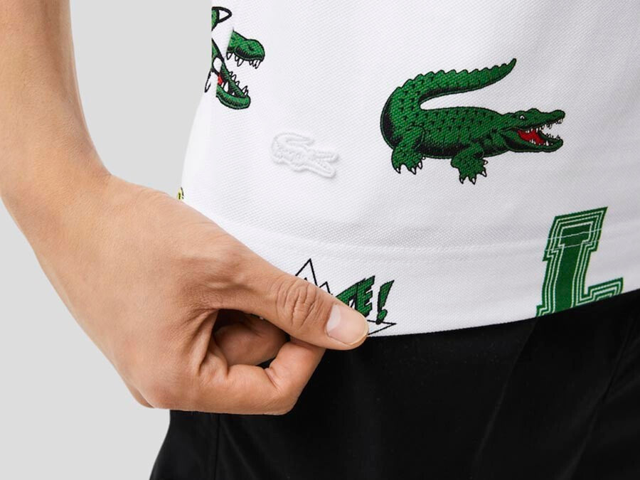 POLO LACOSTE REGULAR FIT PRINT ORGANIC COTTON COLOR