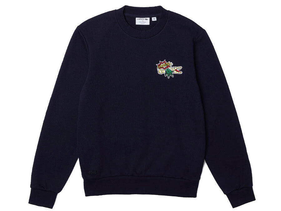 SUDADERA LACOSTE BADGE ORGANIC COTTON FLEECE