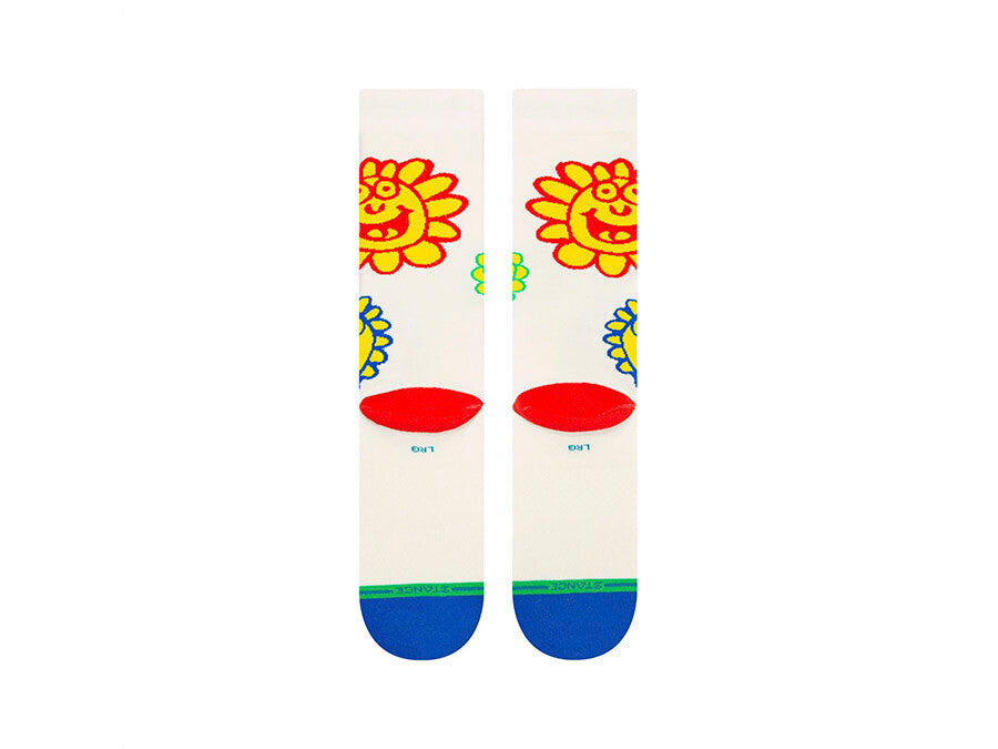 CALCETINES STANCE HAPPY FIELDS OFF WHITE
