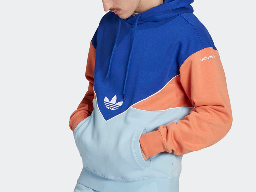 ADIDAS SUDADERA ADICOLOR BLUE ORANGE OUTDOOR