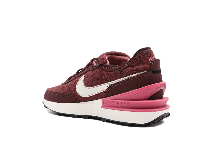 NIKE ROSHE WAFFLE ONE SE BURGUNDY
