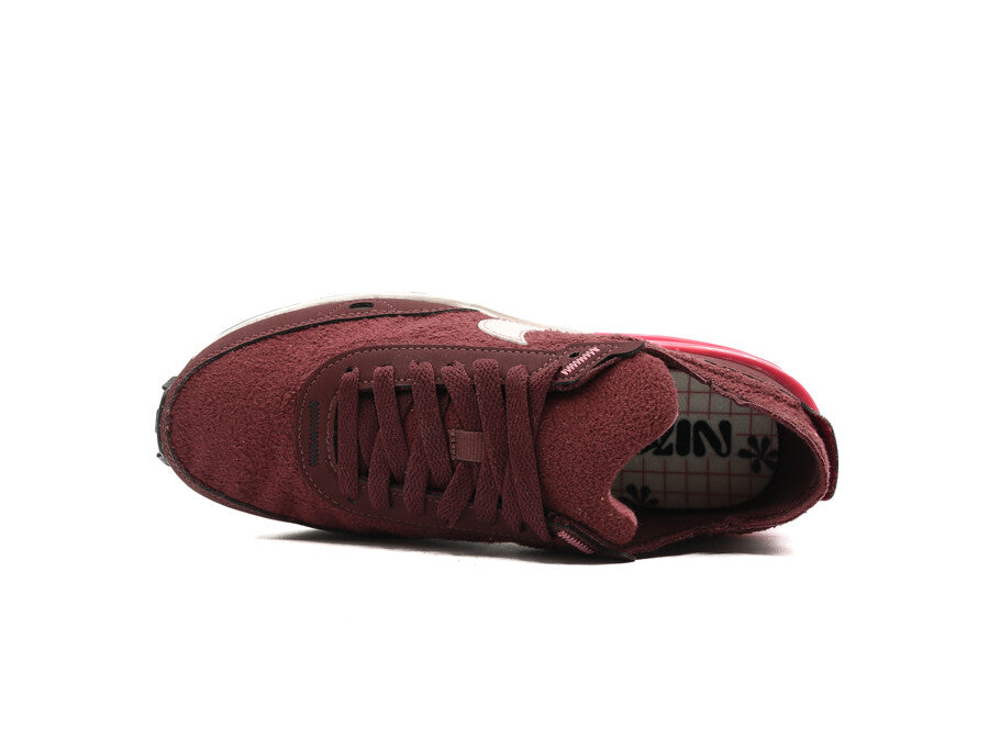 NIKE ROSHE WAFFLE ONE SE BURGUNDY