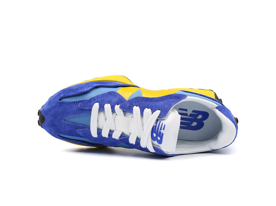 NEW BALANCE 327 WARPED ESSENTIALS MARINE BLUE